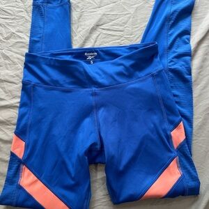 NWOT- Reebok Vibrant Blue Speedwick Leggings